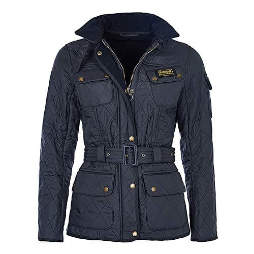 Image of Barbour International, Navy Blue Polar Quilt Jacket Navy 10