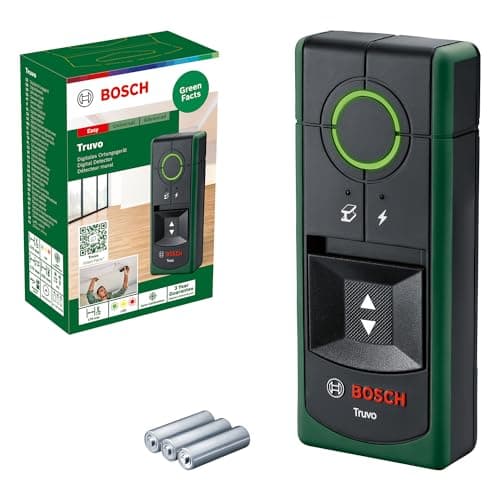 Image of Bosch Detector Truvo 2nd gen. (Easy one-Button handling, Simple Detection of Live Cables & Metal wall Scanner up to 70mm, in Cardboard Box)