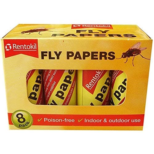 Image of Rentokil Fly Papers set of 8 FF89 (1)