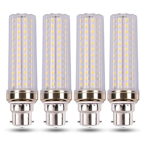 Image of Akynite B22 LED Corn Bulbs 20W Warm White 3000K, 2000LM, 88 LEDs, 360° Beam Angle, Equivalent to B22 150W Incandescent, BC Bayonet LED Corn Lamp for Ceiling Light, Not Dimmable, Pack of 4