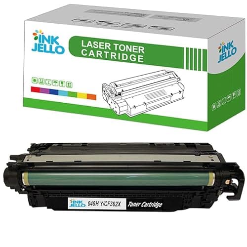 Image of InkJello 040H Y Toner Cartridge Replacement for Canon i-SENSYS LBP710Cx LBP712Cx Yellow (1 Pack)