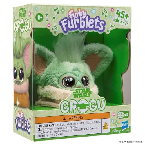 Image of Furby Furblets STAR WARS™ Grogu Collectible Electronic Plush Toy, Officially Licensed