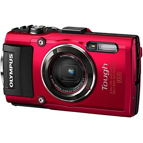 Image of Olympus Tough TG-5 Action Camera 12 Megapixel Digital Image Stabilization 4x Wide-Angle Zoom Wi-Fi, Waterproof/Shockproof Red (Renewed)