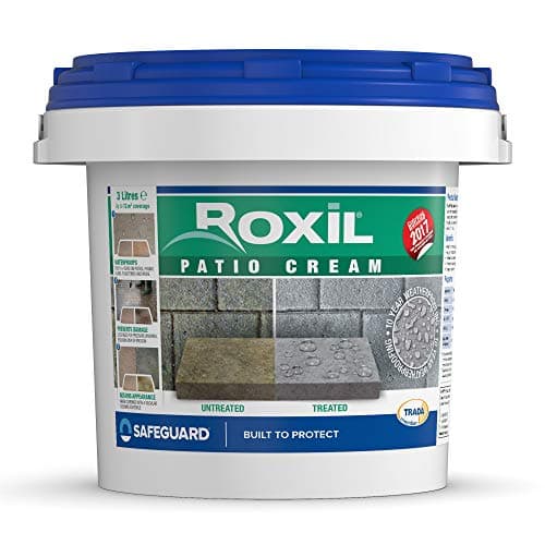 Image of Roxil Patio Sealer Cream - 10-Year Weatherproofing Sealant, High-Strength Block Paving and Patio Seal (3 Litre)