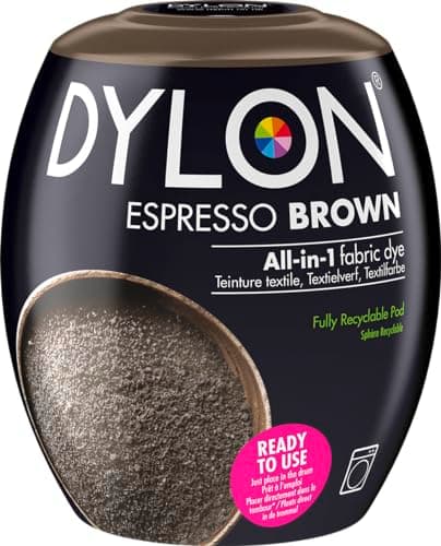 Image of DYLON Washing Machine Fabric Dye Pod for Clothes & Soft Furnishings, 350g – Espresso Brown