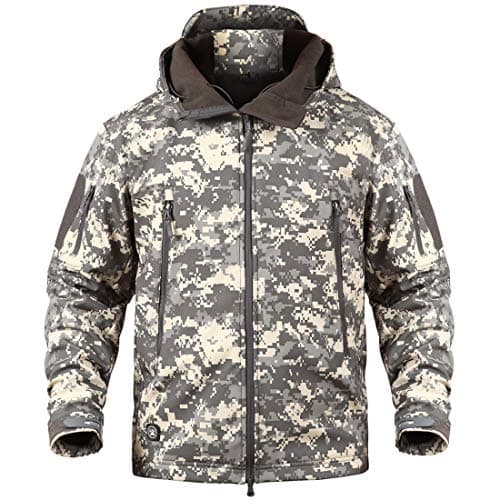Image of donhobo Mens Casual Jackets Lightweight Slim Fit Jackets Coats Classic Outerwear Windbreaker(ACU,M)
