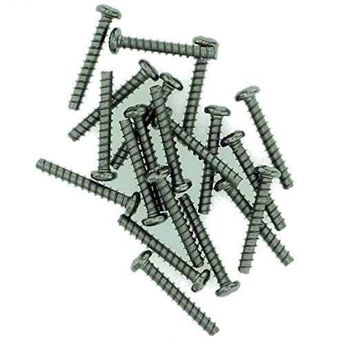 Image of D4 (4mm x 25mm) Pozi Pan Screws for Plastic (Trilobular) - Stainless Steel (A2) (Pack of 20)