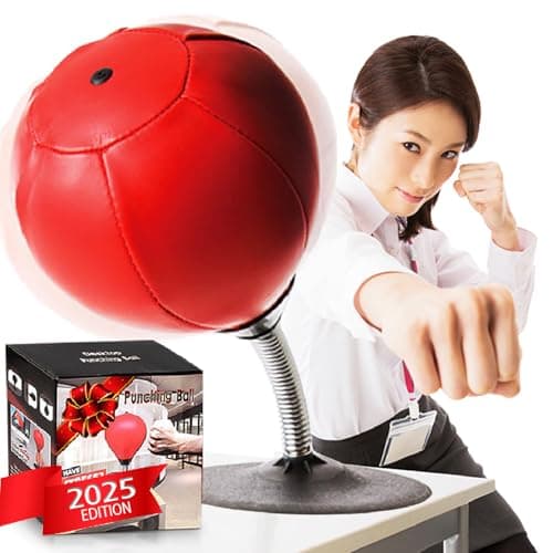 Image of Desktop Punching Bag, [Upgrade, Flexibility] Boxing Bag Speed Balls Boxing High-Performance Spring Chassis & Strong Suction Christmas Thanksgiving Gifts for Kids, Teenagers, Adult