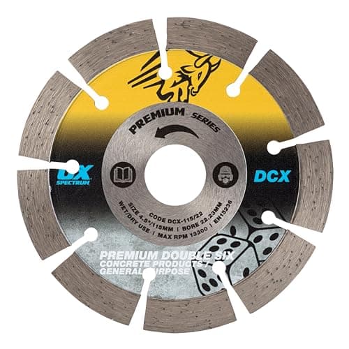 Image of OX Spectrum Premium Double Six Diamond Blade - GP - 115/22.23mm