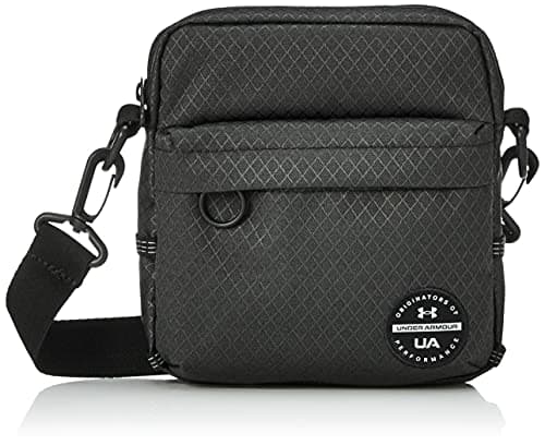 Image of Under Armour Adult Loudon Ripstop Crossbody , Black (001)/Jet Gray , One Size Fits All