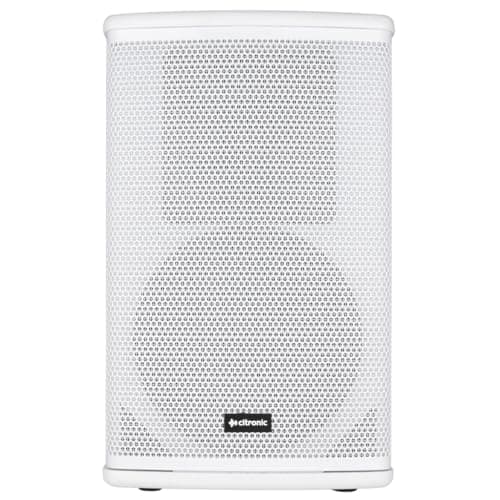 Image of Citronic | CUBA-6 Passive PA Speaker Cabinet – Full Range Wooden DJ & Disco Speaker with 6.5" Woofer, Stage Monitor, Bookshelf or Floor Standing Professional Sound System | 200 Watts Max | White