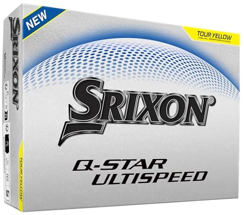 Image of Srixon Q-Star Ultispeed Golf Balls, Tour Yellow