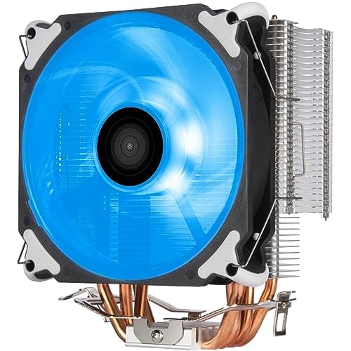 Image of SilverStone Technology SST-AR12-RGB - Argon CPU Cooler with 4 Heat Pipes, Direct Contact Heatpipe Technology and 120 mm PWM RGB Fan