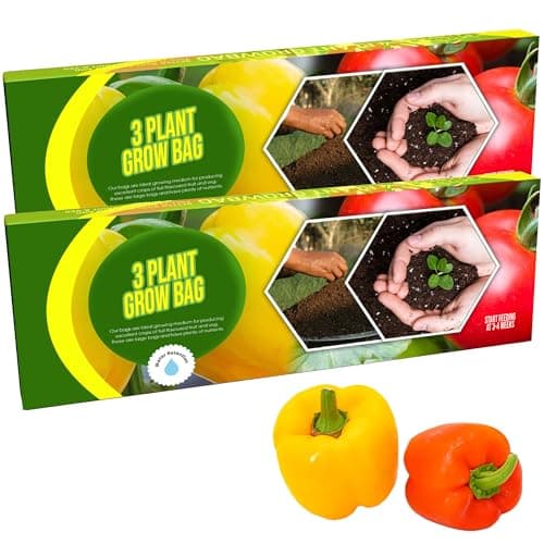 Image of STORM TRADING GROUP 3 Plant Grow Bags With Balanced Nutrients For Fruit & Veg Ideal Grow In Greenhouses (24 Litres (1 Bag))