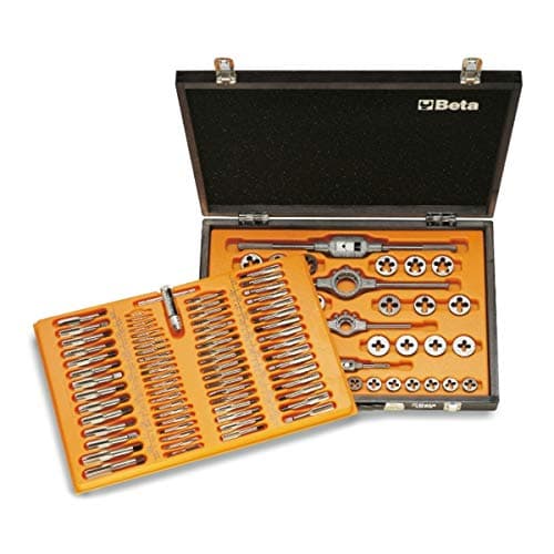 Image of Beta 4460060 Chrome-Steel Tap & Die, Metric Thread, M2-M18 Assortment