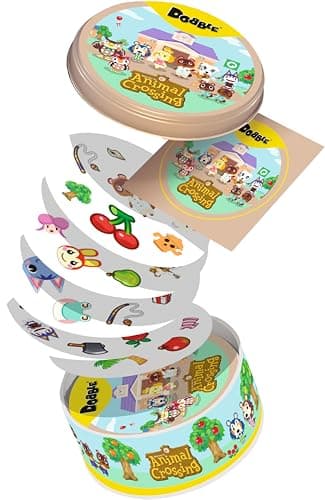 Image of Asmodee | Dobble Animal Crossing | Family Card Game | Ages 4+ | 2-8 Players | 15 Minutes Playing Time