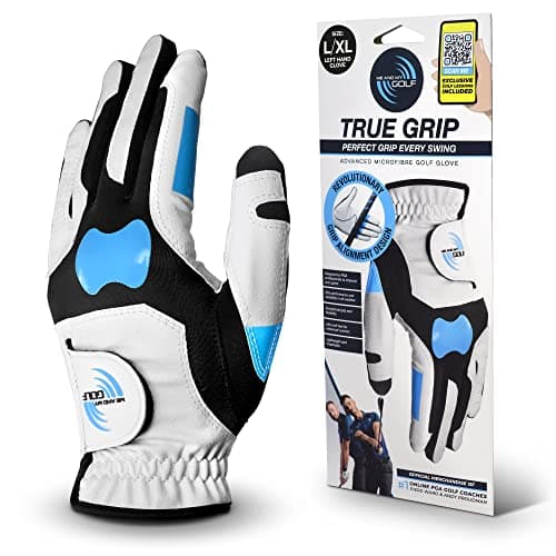 Image of ME AND MY GOLF True Grip Training Golf Glove - Perfect Grip Every Swing,White - Size L/XL