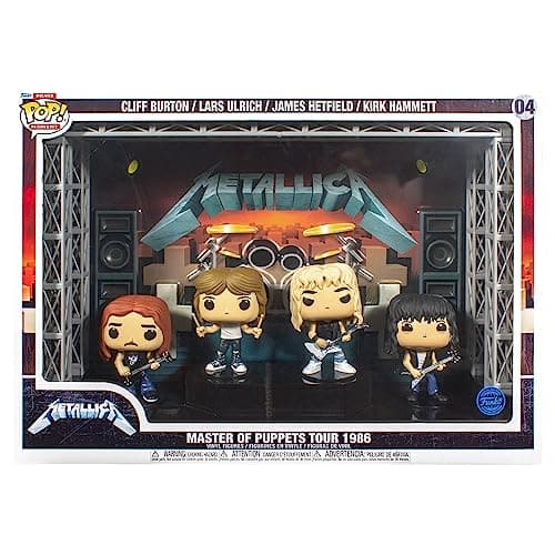 Image of Funko Pop! Moment Deluxe: Metallica Master of Puppets Tour (1986) Vinyl Figures (2022 Edition Exclusive) (67772)
