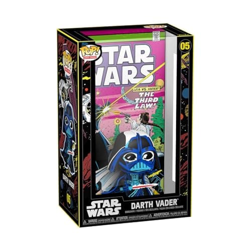 Image of Funko Pop! Comic Cover: Star Wars– Darth Vader - (1977) - Collectable Vinyl Figure - Gift Idea - Official Merchandise - Toys for Kids & Adults - Movies Fans - Model Figure for Collectors and Display