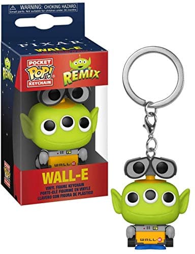 Image of Funko Pop! Keychain: Pixar - Alien As Wall-E Anniversary - Disney Novelty Keyring - Collectable Mini Figure - Stocking Filler - Gift Idea - Official Merchandise - Movies Fans - Backpack Decor