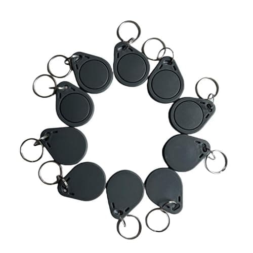 Image of YARONGTECH 13.56mhz fob ISO14443A RFID Tags for Door Entry Access -10pcs (Grey)
