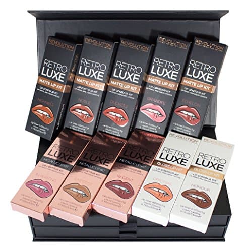 Image of Makeup Revolution Retro Luxe Lip Vault