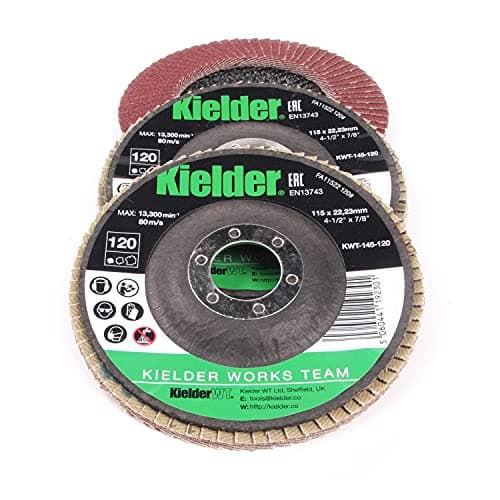 Image of Kielder 115mm Flap Disc 120 Grit (3 Pack)