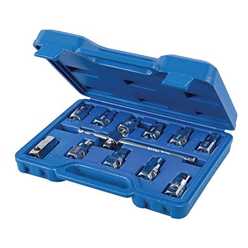 Image of Silverline Universal Drain Plug Key Set 12pce 3/8" / 8 - 17mm (279661)