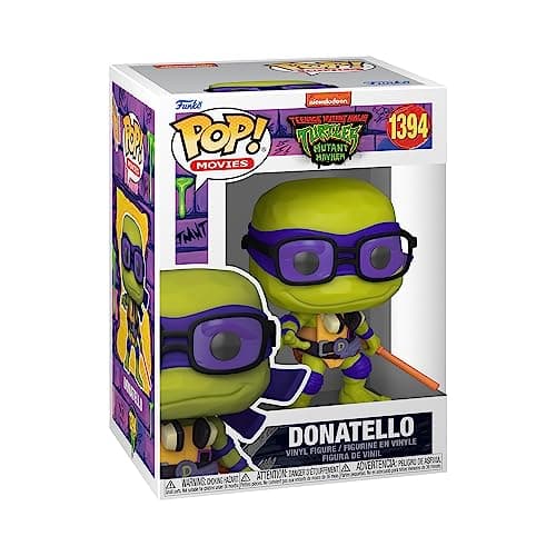 Image of Funko Pop! Movies: Teenage Mutant Ninja Turtles - (Teenage Mutant Ninja Turtles (TMNT) ) Donatello - Collectable Vinyl Figure - Gift Idea - Official Merchandise - Toys for Kids & Adults - Movies Fans