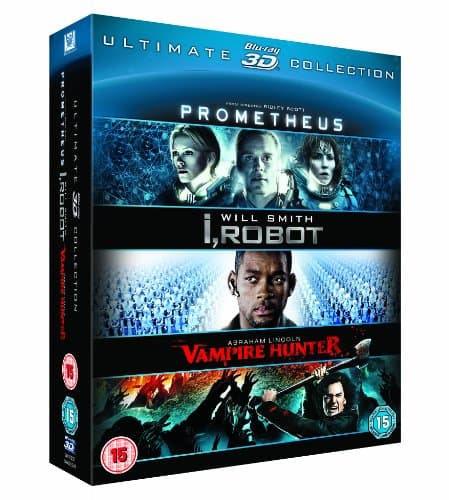 Image of Prometheus / I, Robot / Abraham Lincoln Vampire Hunter Triple Pack (Blu-ray 3D)