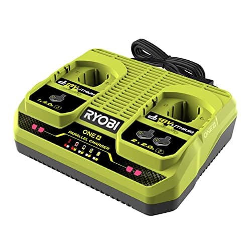 Image of Ryobi - Dual 18 Volt One+ Lithium Wireless Charger - 2 Ports (4.0A & 2.0A) - RC18240