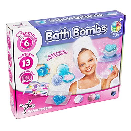 Image of Science 4 You Bath Bombs Educational Science kit, STEM Toy for Girls Aged 8+