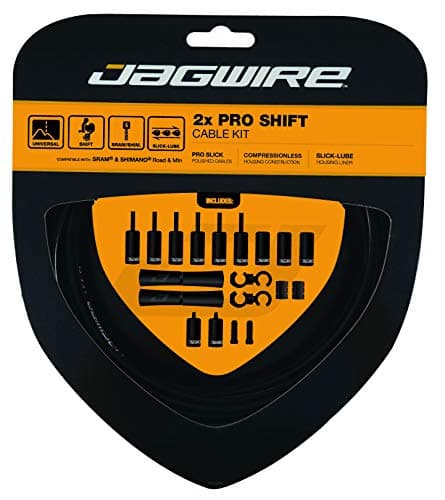 Image of Jagwire PCK500 2X Pro Shift Gear Cable Set, Black, One Size