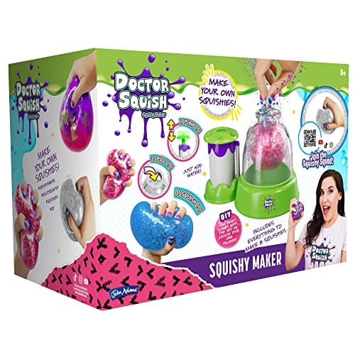 Image of John Adams Doctor Squish Squishy Maker | Make Your Own Squishies | Social Media Sensation | Art & Craft Toy | Age 8+ | Includes Slime, Sparkles & Confetti | Gift Idea for Birthday & Christmas