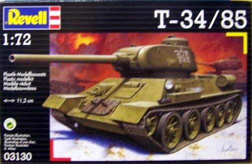 Image of Revell 1: 72 Scale Model Kit 03130 – T-34/85