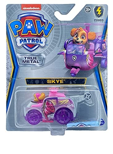 Image of Paw Patrol True Metal Power Series 1:55 Diecast Vehicle - Skye (Pink) 6053257