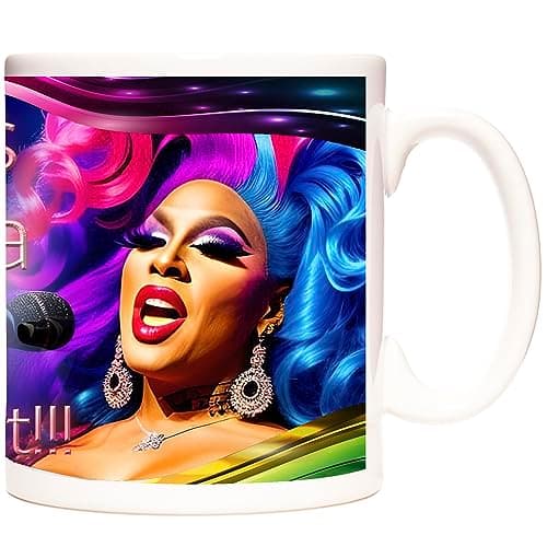 Image of Drag Queen Gift Mug. Life is Such A Drag & I Love It. Ceramic Gift Mug for Queens, Drag Queens and Divas. Drag Race Mug