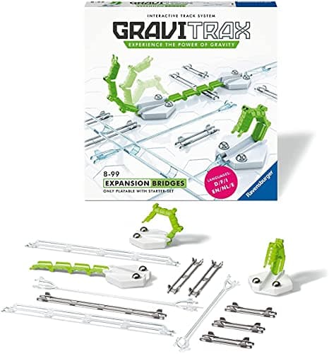 Image of Ravensburger GraviTrax Bridges Expansion Pack - Marble Run & Construction Toy for Kids Age 8 Years and Up