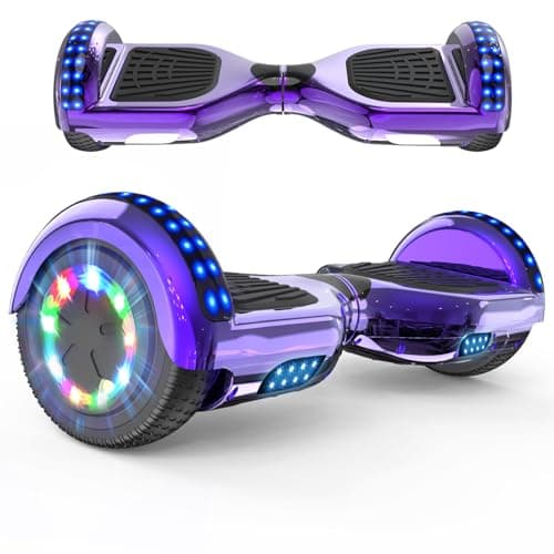 Image of RCB Hoverboards for Kids and Adults 6.5 inch, Hoverboards with Bluetooth - Speaker - Colorful LED Lights, Hover Board Gift for Kids and Teenager
