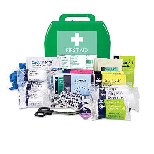 Image of Lewis-Plast Medium Premium BS8599-1 Compliant (Low-Risk High Risk) First Aid Kit - First Aid Kit for Injuries