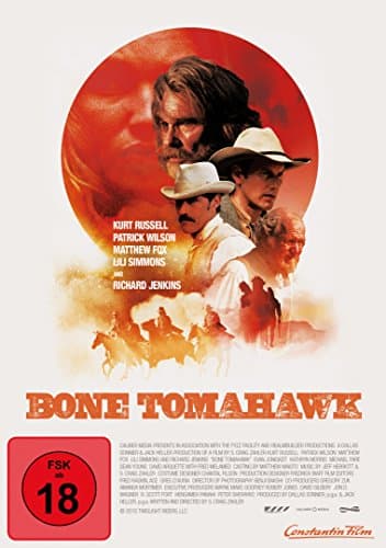 Image of KURT RUSSELL,PATRICK WILSON,LILI SIMMONS - BONE TOMAHAWK (1 DVD)