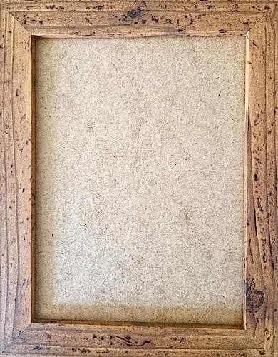 Image of Aryllis 10x8 Photo Frame, Rustic Brown, Free-Standing and Wall Hanging Picture Frame with Perspex Front