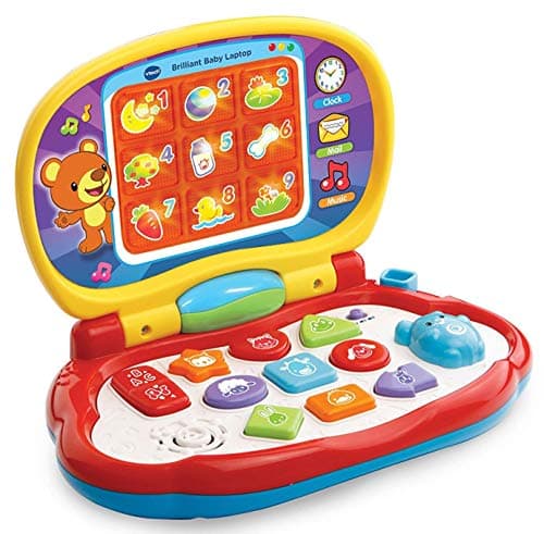 Image of VTech Baby Laptop Toy, Multicolor, 28 x 5.3 x 22 cm