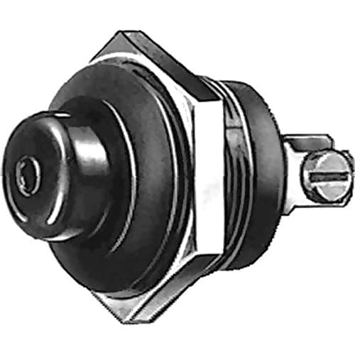Image of HELLA 6JF 001 571-001 Ignition-/Starter Switch - S29 - Push control - Number of connectors: 2 - Bolted - Normally Open Contact - Bore Ø: 24mm - Sheet Strength: 5mm