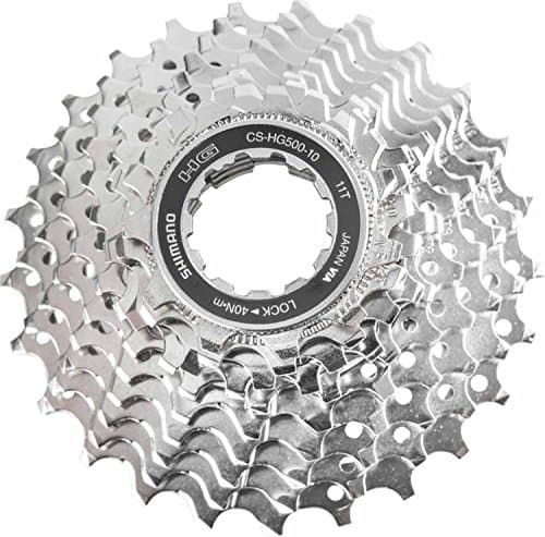 Image of SHIMANO Unisex Hg500 Cassette, Silver, 25-Nov UK