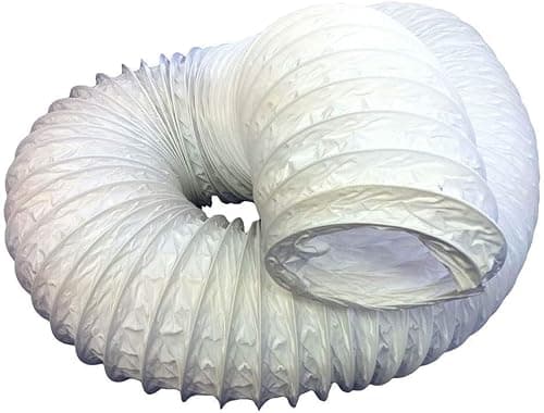 Image of TC PVC Flexible Hose Ducting 100mm - 4 inch Universal Duct for Extractor Fan, Tumble Dryer, Cooker Hood, Air Conditioner Hose 3 Metre Length