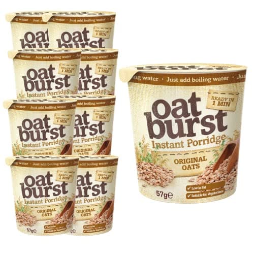 Image of Oatburst Original Oats Instant Porridge Pot, 57 g, Pack of 8