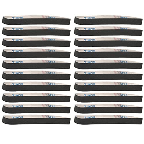 Image of 20Pcs Sanding Belt 520 x 20mm Abvasive Bands Abrasive Sandpaper Rolls Mental Grinding Polishing Burring Tool for Belt Sander(40#)