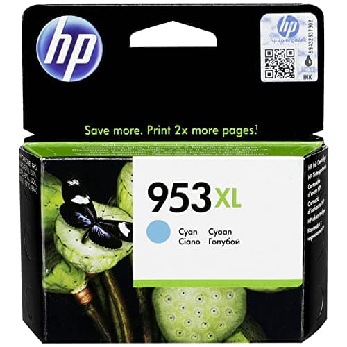 Image of HP 953XL High Yield Cyan Original Ink Cartridge