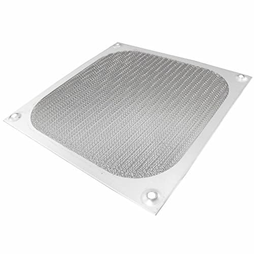 Image of AABCOOLING Aluminium Filter 80mm Dust Filter Black – Fan Cover 80 x 80 mm, Dust Filter, Dust Cover Computer, Dust Filter Mesh, Fan Grill Filter, 80mm Fan Filter, PC Fan Filter